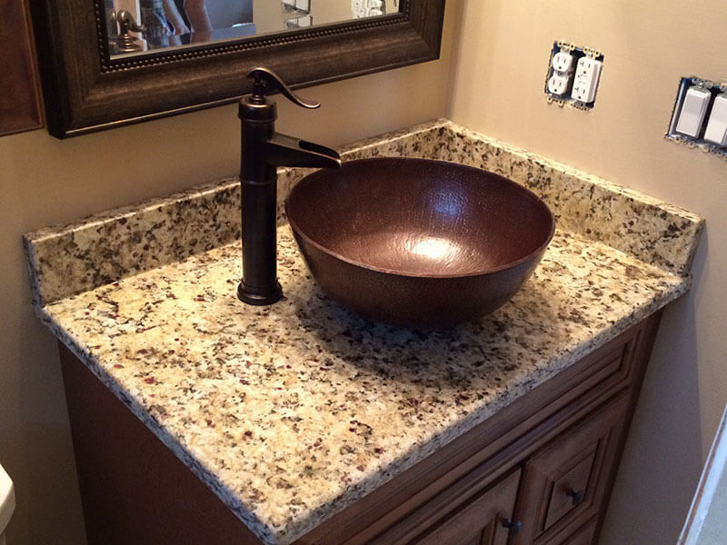 Vanity Tops City Granite Countertops, Granite Bathroom Countertops Vessel Sink